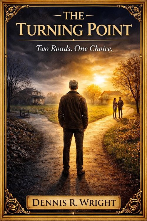 Cover of The Turning Point: Two Roads. One Choice., by Dennis R. Wright